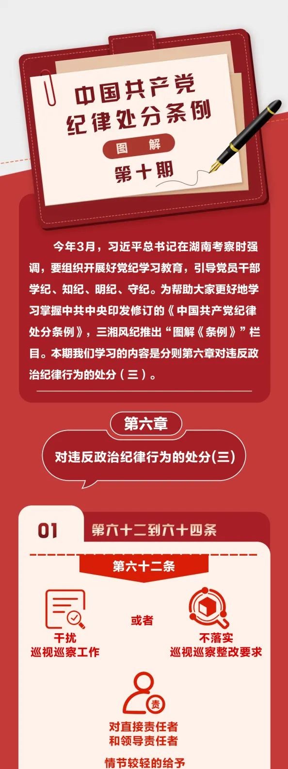 圖解《中國共產(chǎn)黨紀律處分條例》⑩